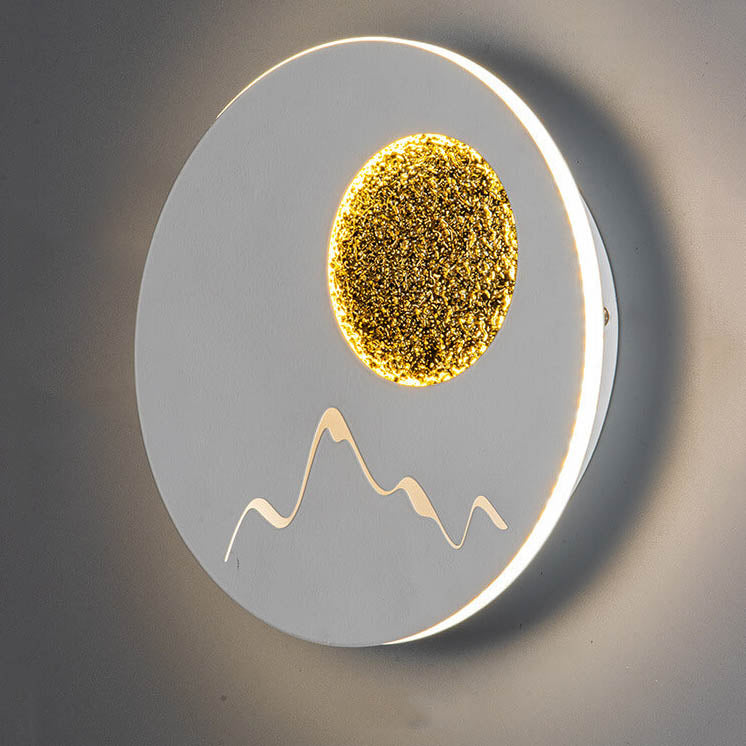 Nordic Round Planet Dekorative 1-Licht-LED-Wandleuchte 