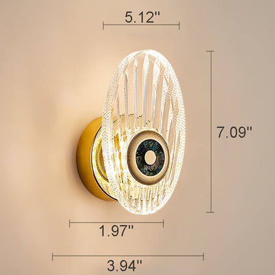 Modern Creative Shell Peacock LED Wall Sconce Lamp