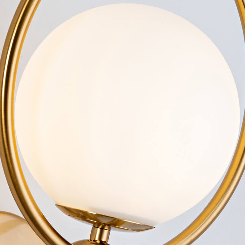 Modern Creative Circle Globe Shade 1-Light Wall Sconce Lamp