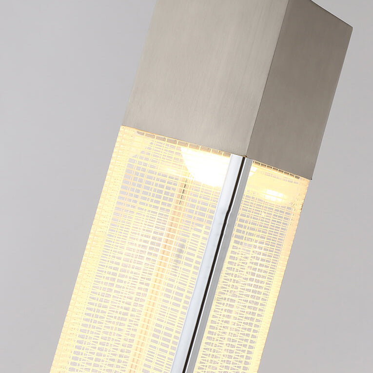 Moderne LED-Stehlampe mit langem Stab aus Acryl 