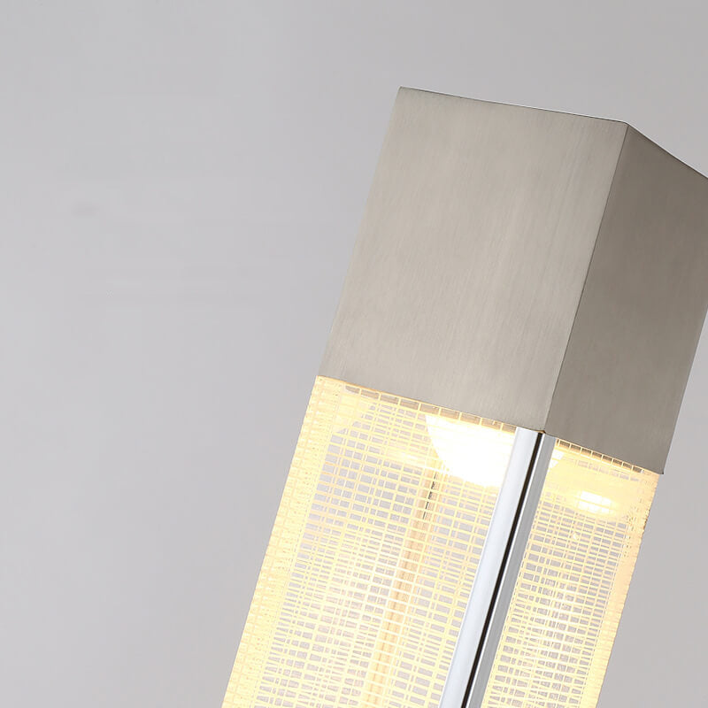 Lampadaire debout LED à colonne longue en acrylique moderne 