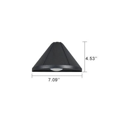 Simple Cone Outdoor Indoor Wasserdichte LED-Türschild-Wandleuchte 