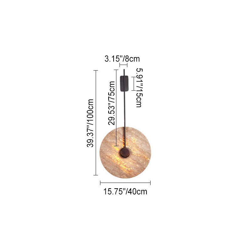 Moderne minimalistische drehbare LED-Wandleuchte