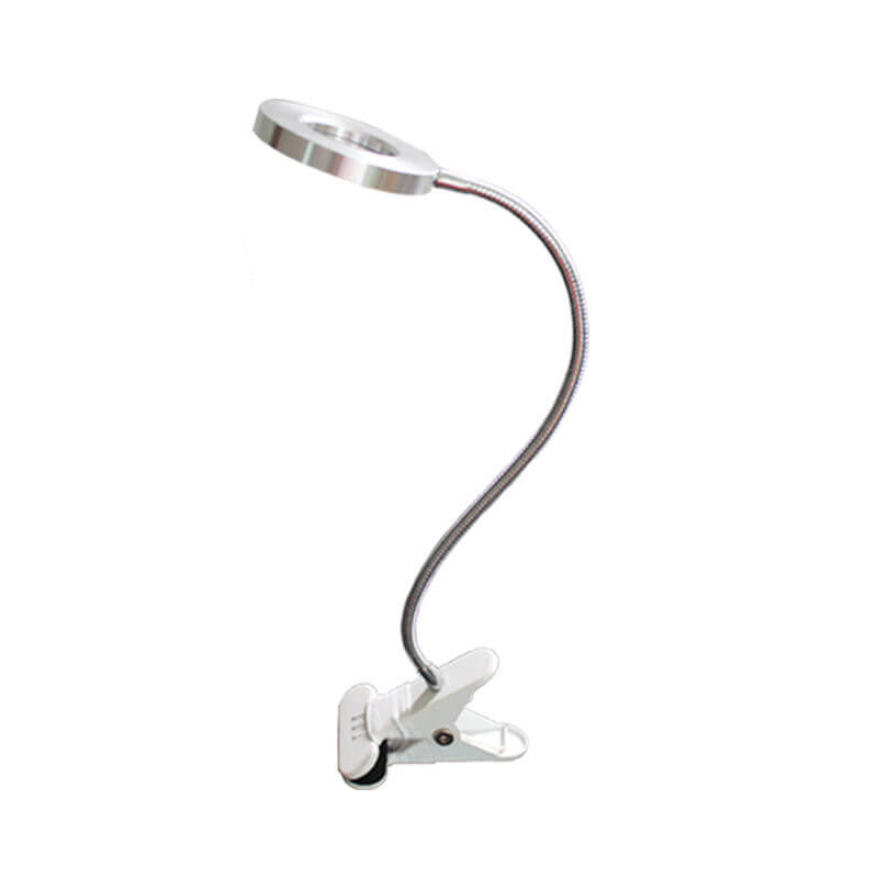 Lampe de bureau à Clip de lecture LED, bouton de tuyau USB Simple et créatif 