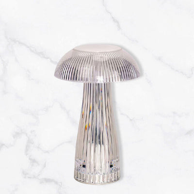 Creative Mushroom PMMA Dazzling Touch Charge LED dekorative Tischlampe 