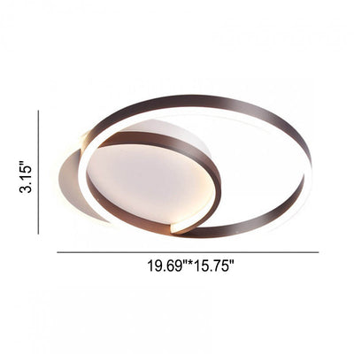 Nordic Creative Circle LED Flush Mount Ceiling Light