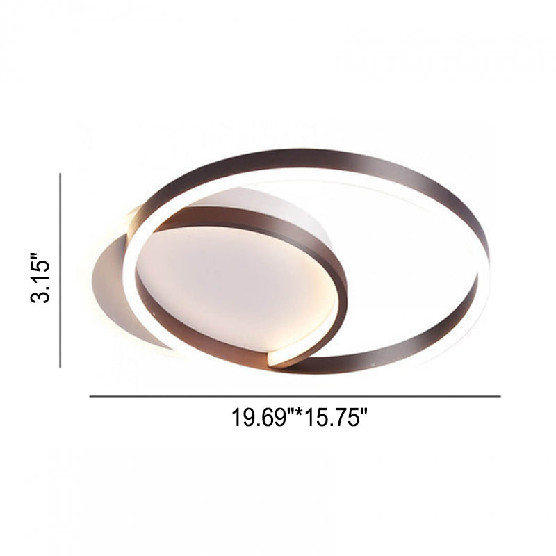 Nordic Creative Circle LED Flush Mount Ceiling Light