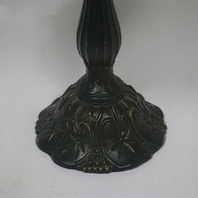 Lampe de table à 1 lumière fleur européenne Tiffany 