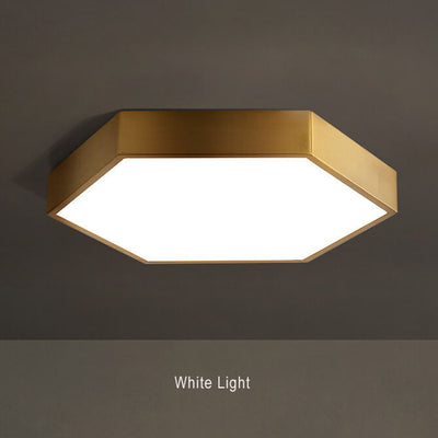 Einfache sechseckige 1-Licht-LED-Unterputzbeleuchtung 