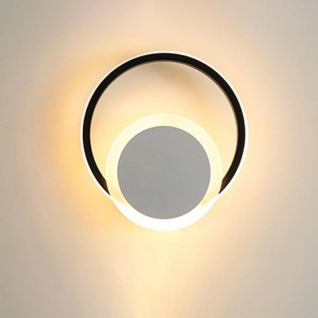 Nordic Simple Ring Combination Design LED Wall Sconce Lamp