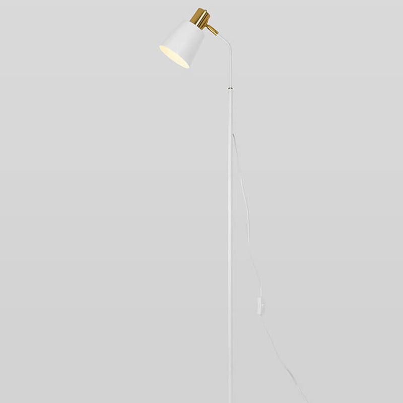 Nordische, minimalistische Eisenkegelschirm-Stehlampe mit 1 Licht