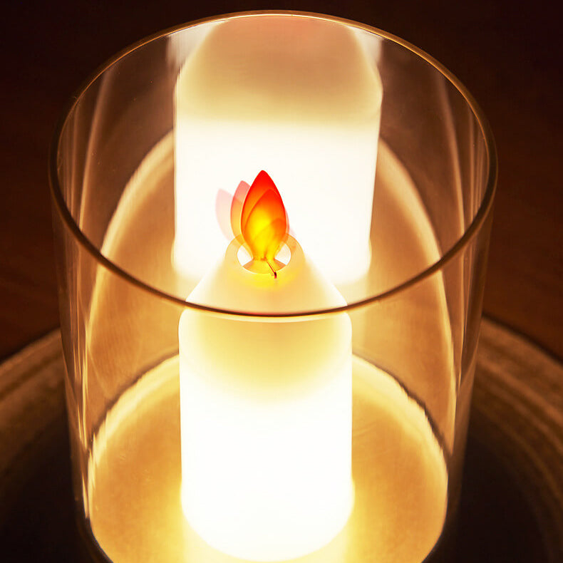 Kerzenlicht-Atmosphäre Dekorative Nachtlicht-Tischlampe 