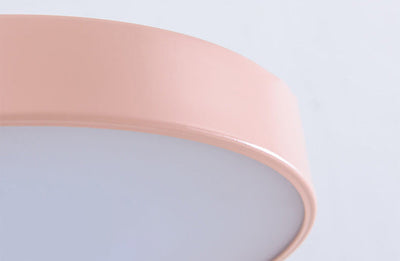 Nordic Creative Round Macaron Color LED Wall Sconce Lamp