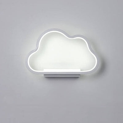 Nordische LED-Wandleuchte in einfacher Wolkenform 