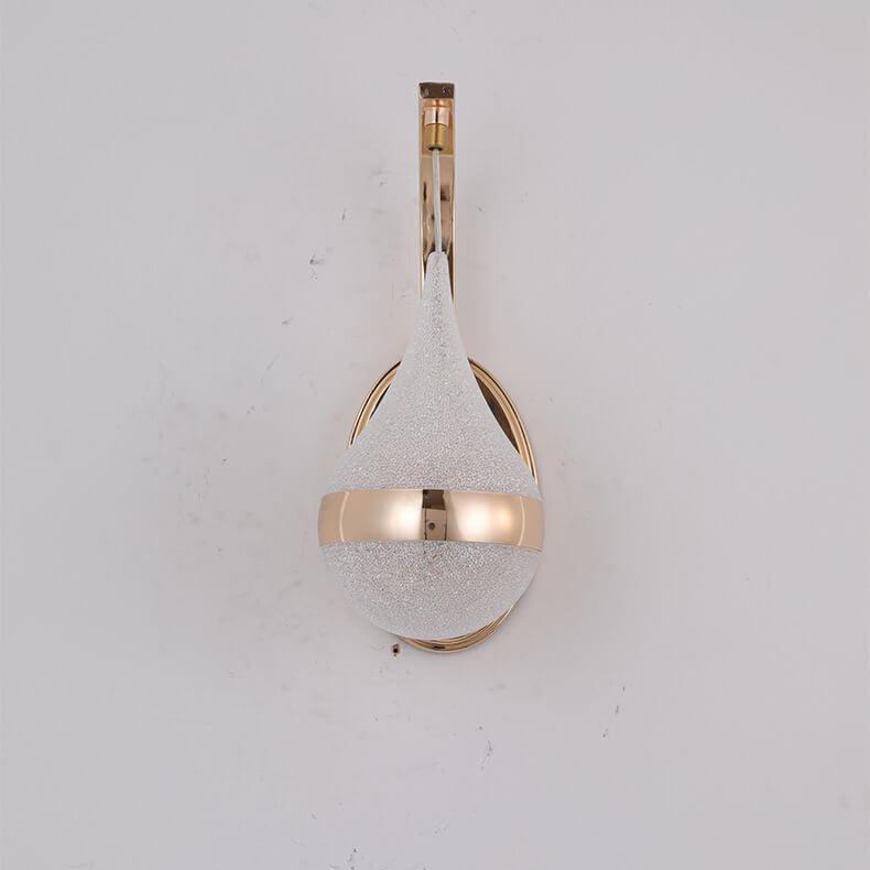 Minimalist Teardrop Shaped 1-Light LED Wall Sconce Lamp