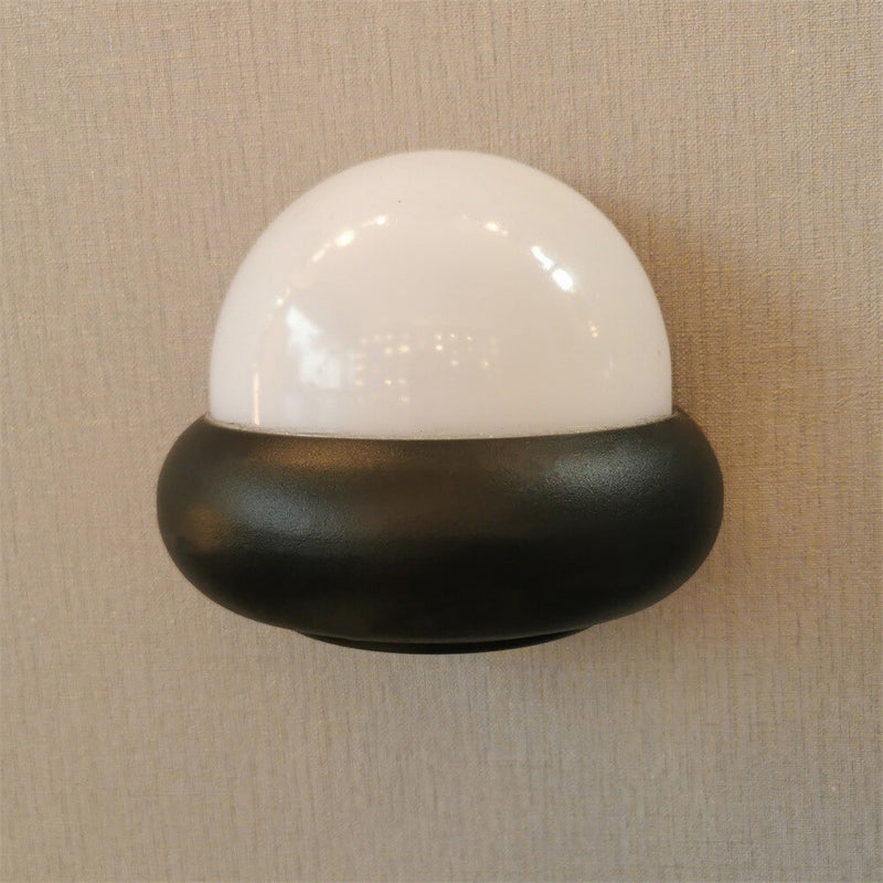 Simple Half Spherical LED Outdoor Waterproof Wall Sconce Lamp