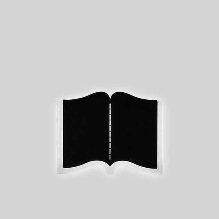 Minimalist Book Shape Iron 1-Light LED Wall Sconce Lamp