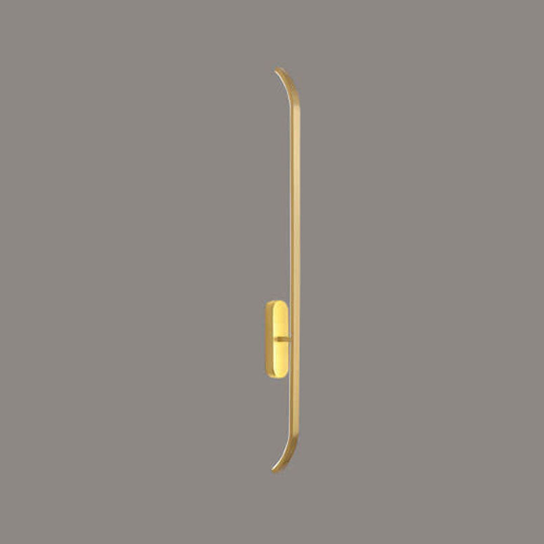 Modern Minimalist Copper LED Wall Sconce Lamp