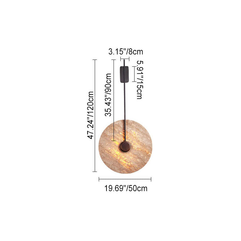 Moderne minimalistische drehbare LED-Wandleuchte