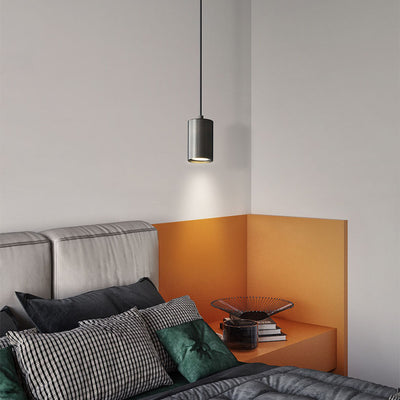 Nordic Minimalist Copper Column Mini 1-Light Pendant Light