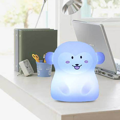 Creative Monkey Silicone Charging Pat  LED Night Light Table Lamp