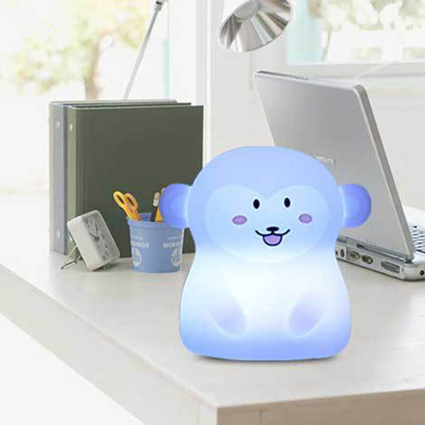 Creative Monkey Silicone Charge Pat LED Lampe de Table Veilleuse 