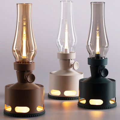 Contemporary Creative Kerosene Lamp LED USB Table Lamp For Entertainment Room