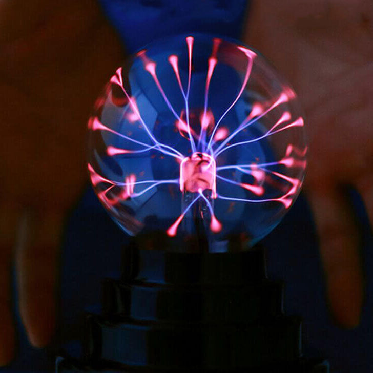 Boule ionique électrostatique magique, boule de foudre, veilleuse, lampe d&