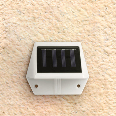 Outdoor Waterproof Plastic Solar LED Garden Wall Sconce Lamp