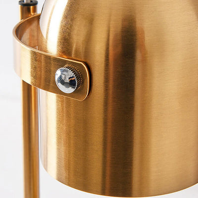 Nordische einfache zylindrische Aromatherapie-Tischlampe aus Metall mit schmelzendem Wachs