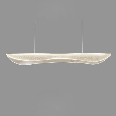 Moderner heller Luxus-Acryl-Long-Leaf-Design-Insel-Licht-LED-Kronleuchter