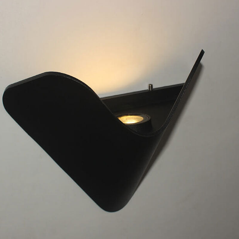 Moderne kreative Dreieck-Aluminium-LED-im Freien wasserdichte Wand-Leuchter-Lampe 