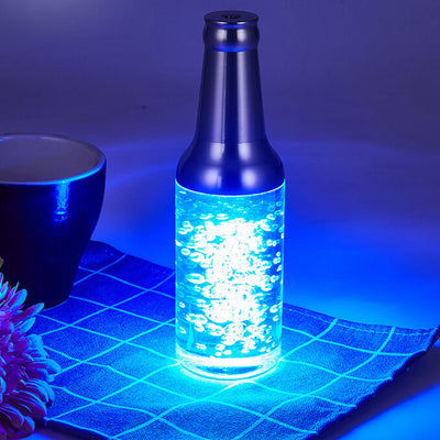 Kreative leuchtende Weinflasche wiederaufladbare Touch dekorative LED-Tischlampe 