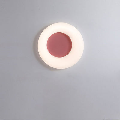 Nordic Creative PE Circle LED Wall Sconce Lamp