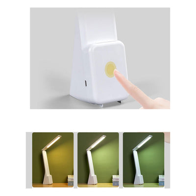 Lampe de bureau LED carrée rechargeable pliante créative moderne 
