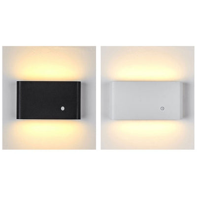 Human Body Induction Rechargeable Magnetic LED Outdoor Wall Sconce Lamp