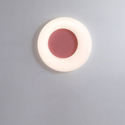 Nordic Creative PE Circle LED Wall Sconce Lamp