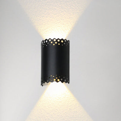 Modern Creative Hollow Half Cylinder  LED Wall Sconce Lamp