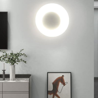 Nordic Creative PE Circle LED Wall Sconce Lamp