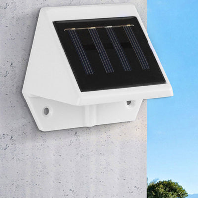 Outdoor Waterproof Plastic Solar LED Garden Wall Sconce Lamp