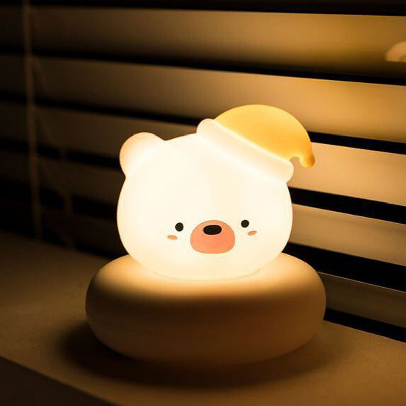 Kreative süße Tiere Nachtlicht Pat Sensing LED Tischlampe