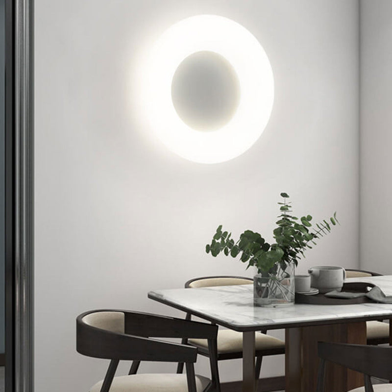 Nordic Creative PE Circle LED Wall Sconce Lamp