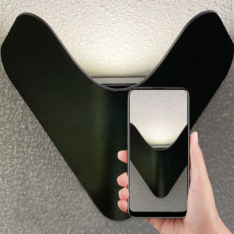 Moderne kreative Dreieck-Aluminium-LED-im Freien wasserdichte Wand-Leuchter-Lampe 