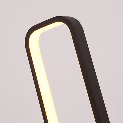 Moderne minimalistische Ring-Aluminium-Silikon-LED-Tischlampe