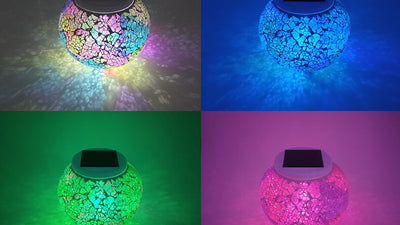 Solar Waterproof Mosaic Decorative LED Outdoor Decorative Light