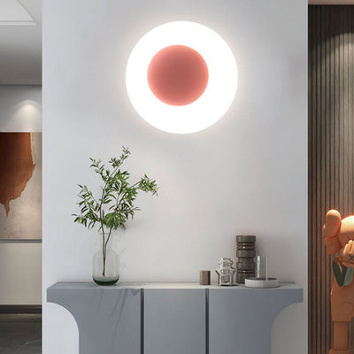 Nordic Creative PE Circle LED Wandleuchte