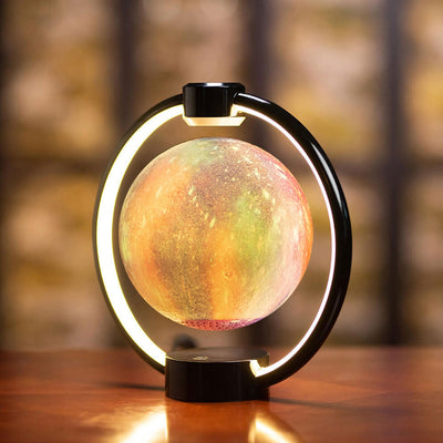 Kreative Maglev Moon Design LED Buntes Licht Nachtlicht Tischlampe