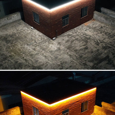 Lampe d'applique murale étanche extérieure à LED carrée oblique simple solaire 
