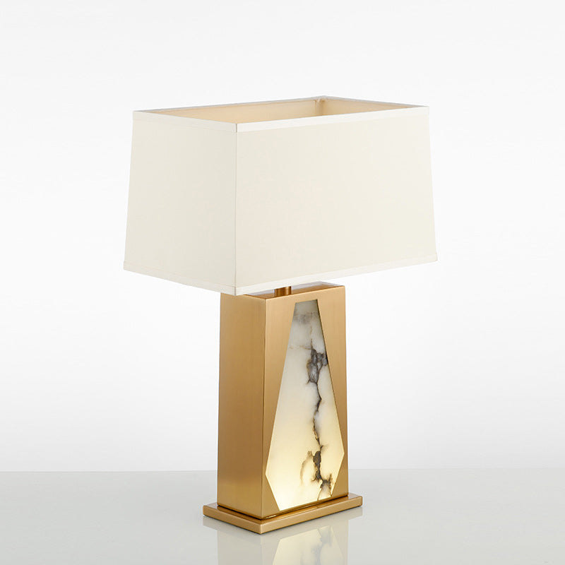 Modern Marble Natural Texture 1-Light Table Lamp