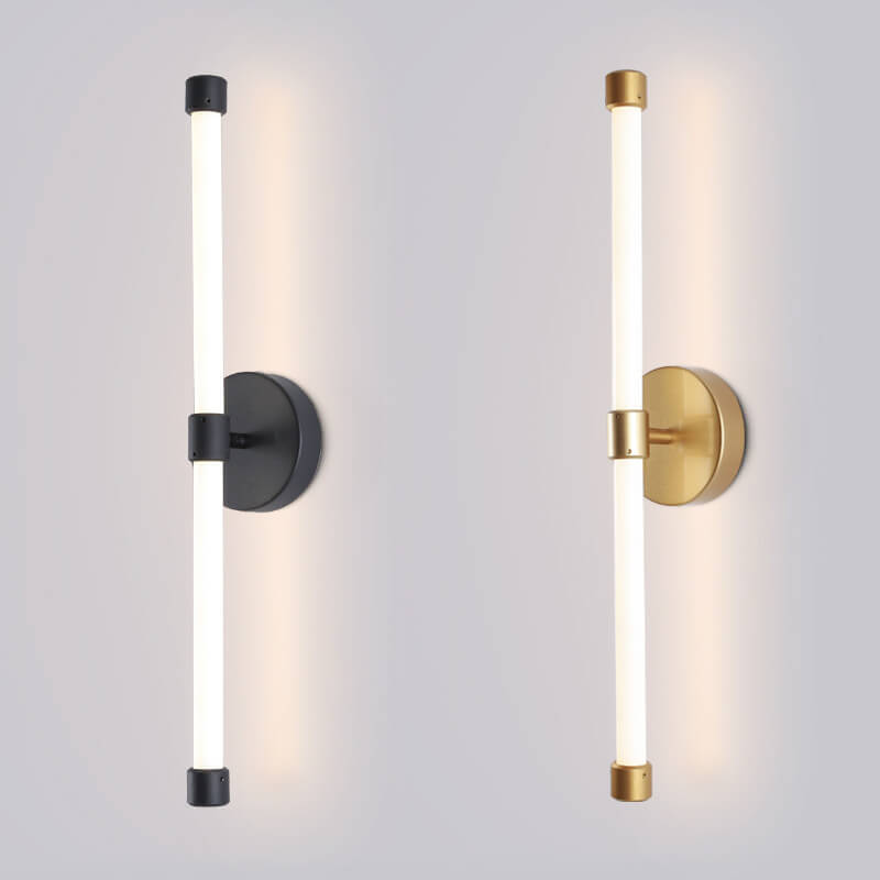 Modern Minimalist Tube Acrylic 1-Light LED Wall Sconce Lamp